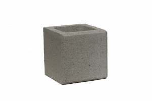 KB-BLOK PlayBlok KBF 20-11 AP – glatter halber Endstein für Zaun- und Mauerwerk