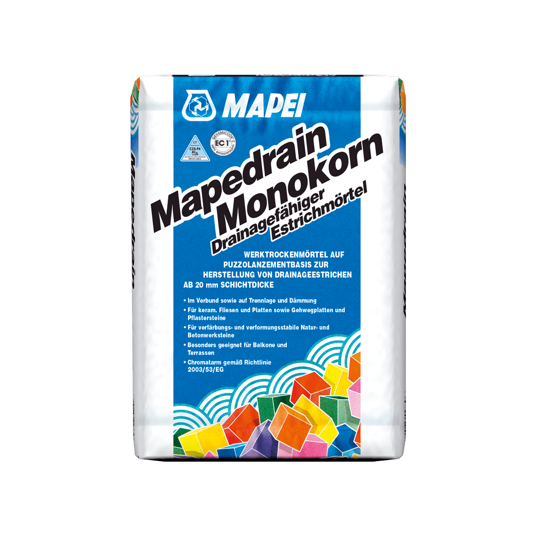 MAPEI MAPEDRAIN MONOKORN – Estrichmörtel – 25 kg