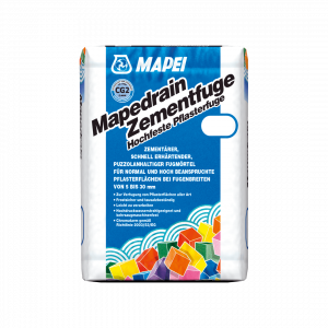 MAPEI MAPEDRAIN ZEMENTFUGE – Drainage- und Pflasterfugen-Systemprodukt – 25 kg