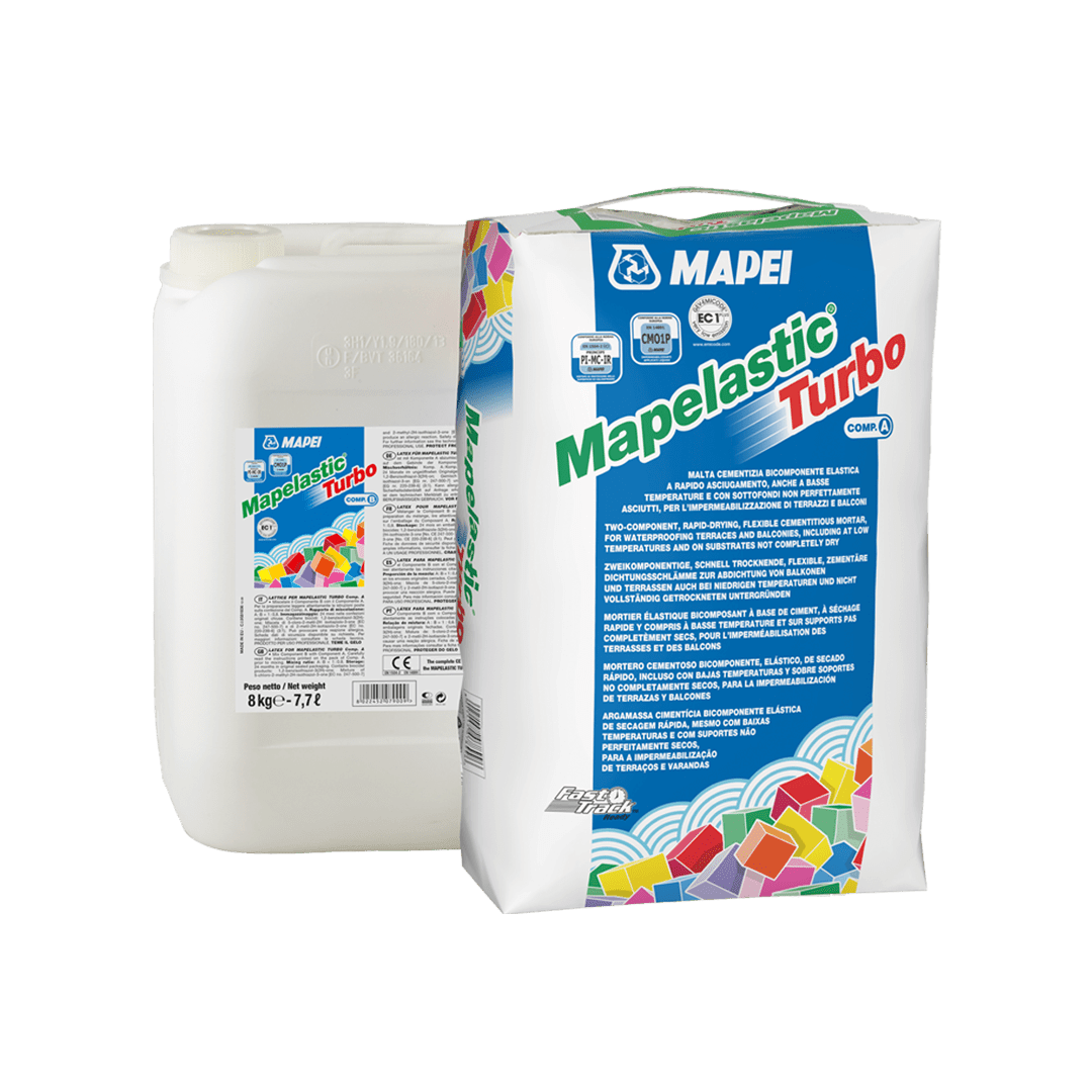 MAPEI MAPELASTIC TURBO – Abdichtungs-Systemprodukt – 36 kg