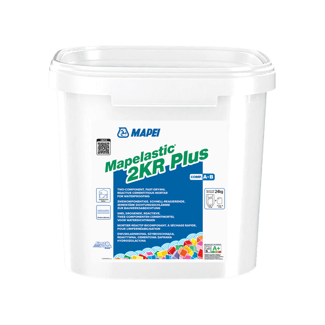 MAPEI MAPELASTIC 2KR Plus – Abdichtungs-Systemprodukt – 24 kg