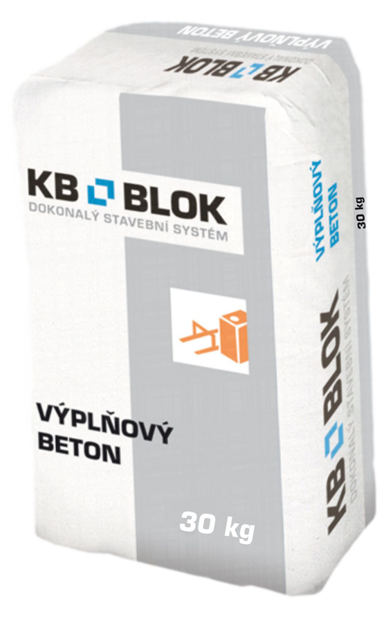 KB-BLOK Füllbeton – Trockenbeton zum Verfüllen von Lidovka- und Betonsteinen
