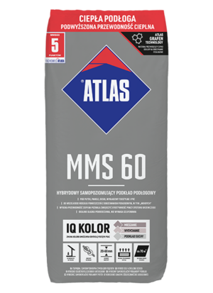 ATLAS MMS 60 – Hybrider, selbstnivellierender Unterboden | 25 kg