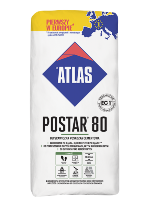 ATLAS POSTAR 80 – Schnell begehbarer Zementestrich 10–80 mm | 25 kg