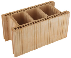 HELUZ AKU 25 Füllziegel Plan – Schallschutz-Ziegel für tragendes Mauerwerk, 497 x 250 x 249 mm
