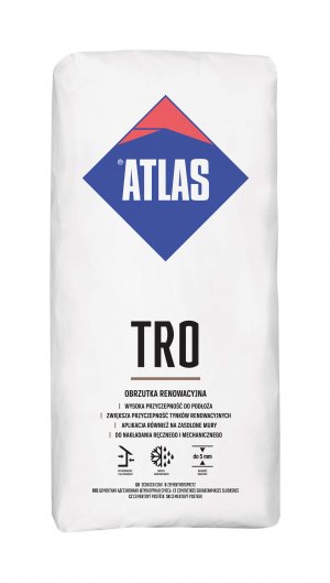 ATLAS TRO – Renovierungsvorspritzmörtel für feuchtes und salzbelastetes Mauerwerk