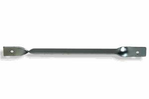 KB-BLOK Zaunfeldhalter für 40 × 40 cm Pfeiler – Stahlhalter zur Befestigung eines Zaunfeldes am Pfeiler