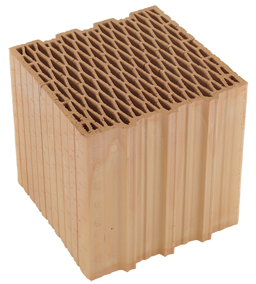 HELUZ FAMILY 25 Plan – Wärmedämmender Mauerziegel für Außenwände, 247 x 250 x 249 mm