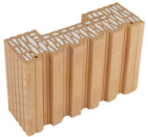HELUZ FAMILY 38-K-1/2 2in1 Plan – Wärmedämmender Mauerziegel für Außenwände, 125 x 380 x 249 mm