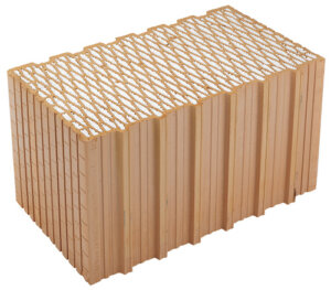 HELUZ FAMILY 44 2in1 Plan – Wärmedämmender Mauerziegel für Außenwände, 247 x 440 x 249 mm