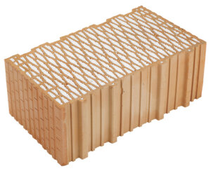 HELUZ FAMILY 44-N 2in1 Plan – Wärmedämmender Mauerziegel für Außenwände, 247 x 440 x 166 mm