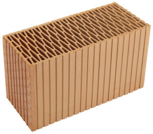 HELUZ FAMILY 44-R Plan – Wärmedämmender Mauerziegel für Außenwände, 187 x 440 x 249 mm