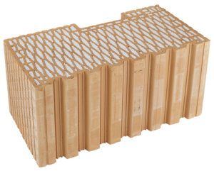 HELUZ FAMILY 50-K 2in1 Plan – Wärmedämmender Mauerziegel für Außenwände, 247 x 500 x 249 mm