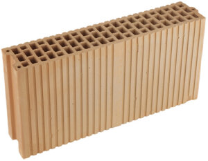 HELUZ 10 – Mauerziegel für Innenwände und Trennwände, 500 x 100 x 238 mm
