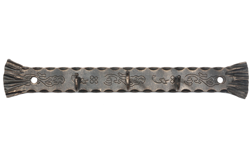KB-BLOK Schmiedegarderobe – handgeschmiedeter Wandhaken mit drei Haken