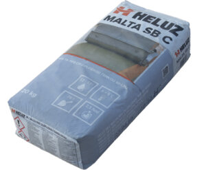 HELUZ SBC deckelnder Dünnbettmörtel 20 kg – Systemmörtel für Ziegelmauerwerk, 380 x 700 x 110 mm