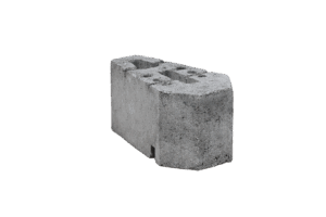 KB-BLOK GEOSTONE miniBENT 1/6 – glatter Sechstel-Stützmauerstein mit plastischer Sichtseite