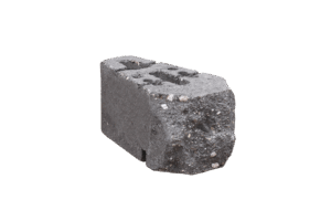 KB-BLOK GEOSTONE miniBENT 1/6 – gespaltener Sechstel-Stützmauerstein mit plastischer Sichtseite