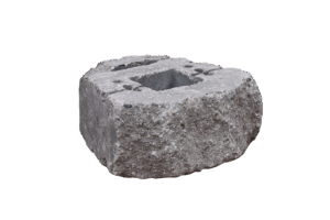 KB-BLOK GEOSTONE miniBENT GRIND – gespaltener Stützmauerstein mit plastischer GRIND-Sichtseite