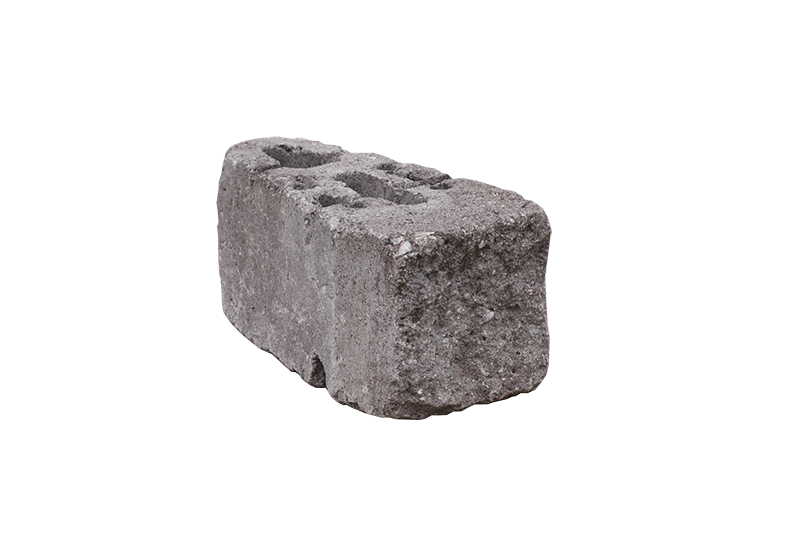 KB-BLOK GEOSTONE miniFLAT 1/6 GRIND – gespaltener Sechstel-Stützmauerstein mit veredelter GRIND-Oberfläche