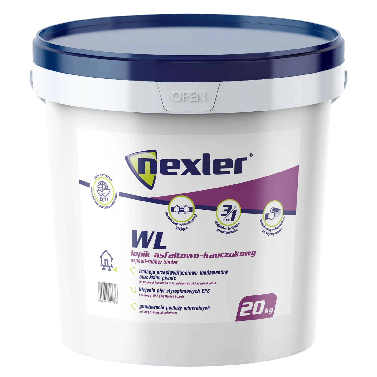 NEXLER WL – wasserbasierte Bauwerksabdichtung