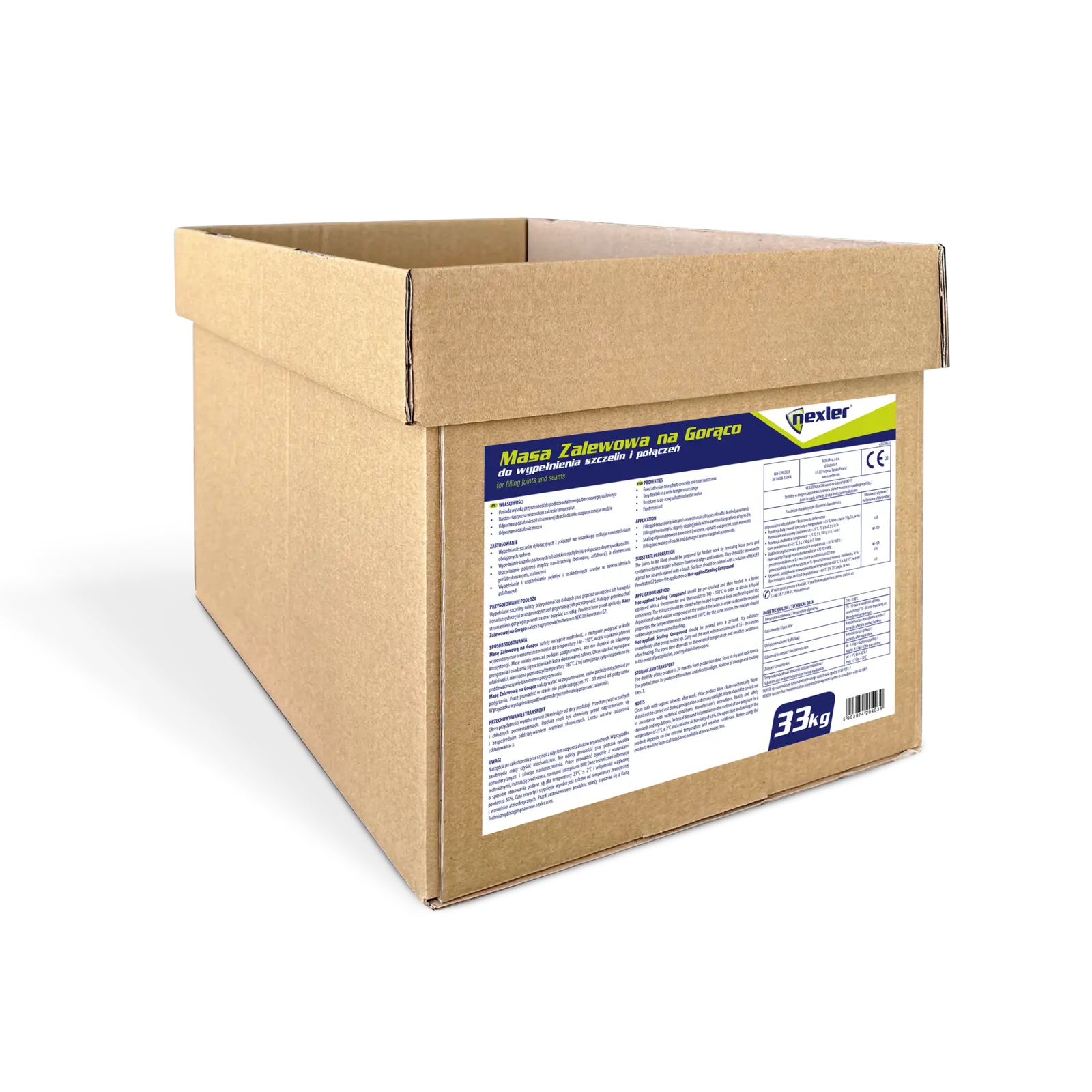 NEXLER Heißvergussmasse – Fugen- und Rissverguss – 33 kg