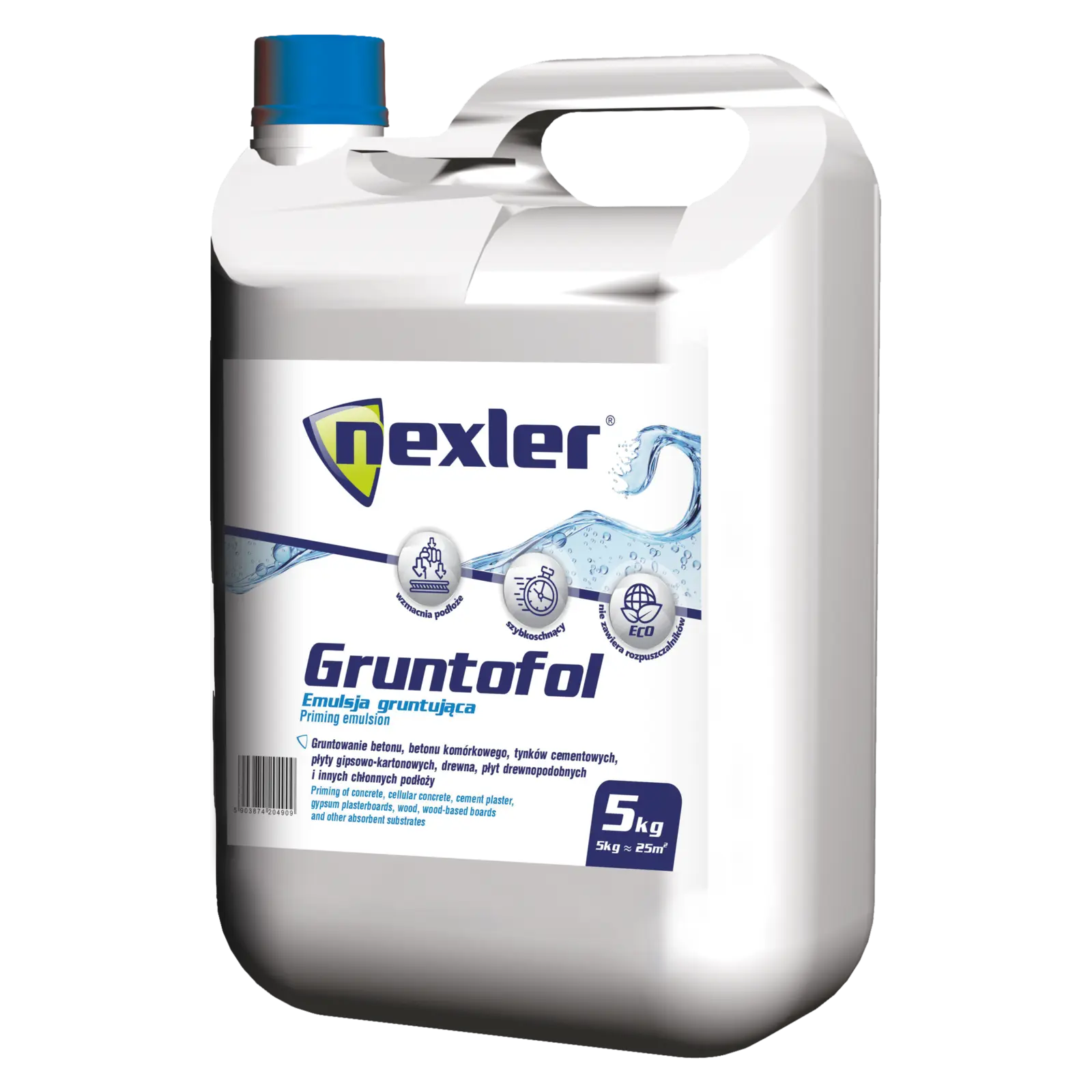 NEXLER Gruntofol – Grundieremulsion für mineralische Abdichtungen – 5 kg