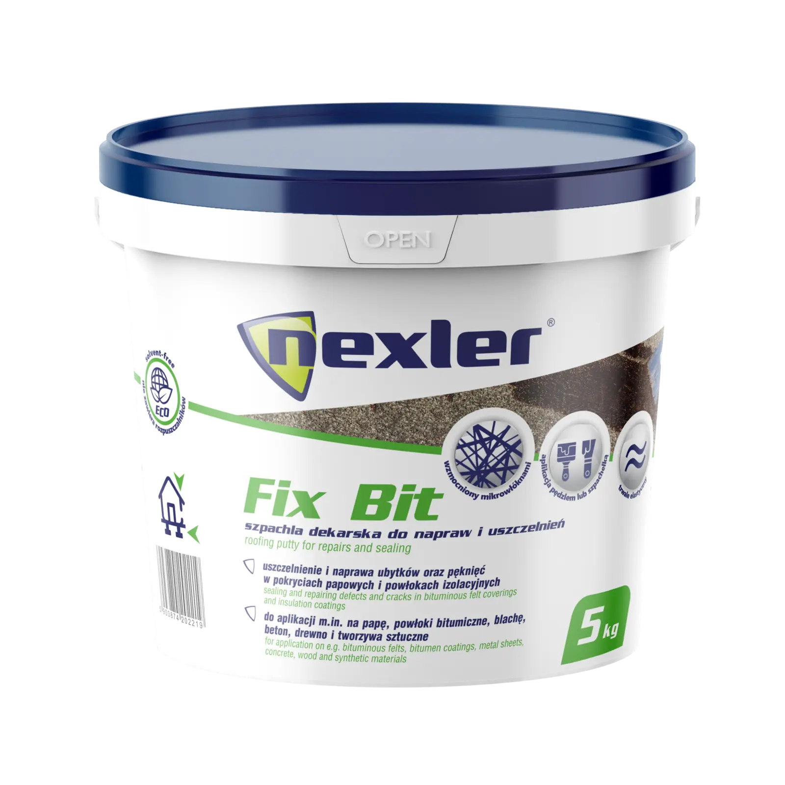 NEXLER Fix Bit – wasserbasierte Dachreparaturmasse