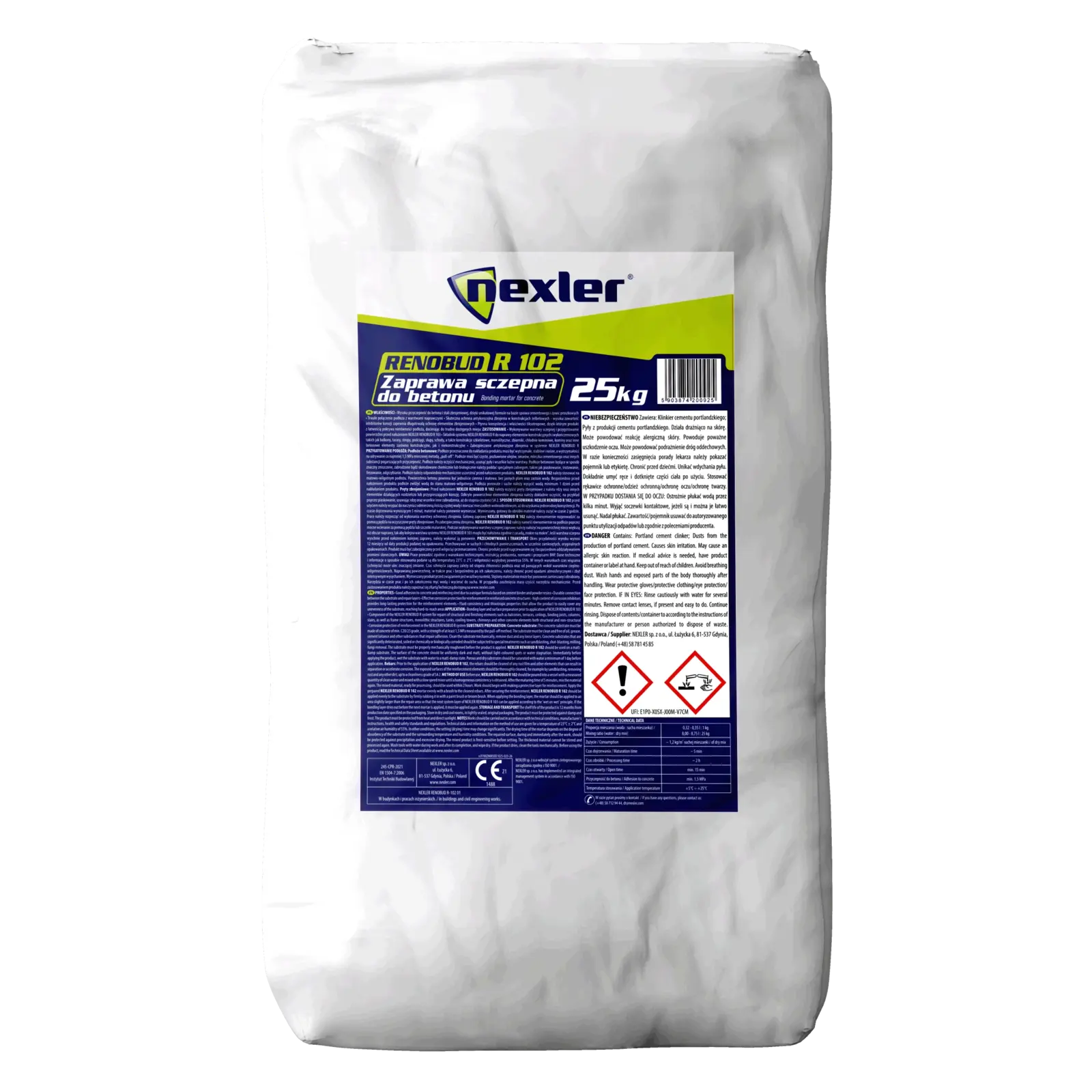 NEXLER RENOBUD R 102 – Betonreparaturmörtel – 25 kg