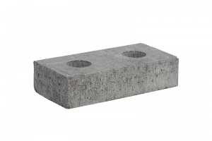 KB-BLOK KB 2-20 A 90 Hohlstein – niedriger hohler Beton-Mauerstein für hohe Belastungen für Mauer-, Zaun- und Pfeilerbau