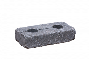 KB-BLOK KB 2-20 A 90 Hohlstein GRIND – niedriger hohler Beton-Mauerstein mit GRIND-Oberfläche für Mauer-, Zaun- und Pfeilerbau