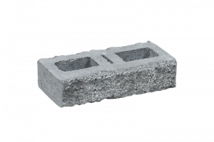 KB-BLOK KB 7-21 B90 RUSTIK – zweiseitig gespaltener teilbarer Rustik-Beton-Mauerstein in 90 mm Höhe für Mauer-, Zaun- und Pfeilerbau