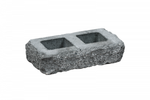 KB-BLOK KB 9-21 B90 RUSTIK – dreiseitig gespaltener Rustik-Beton-Pfeilerstein in 90 mm Höhe
