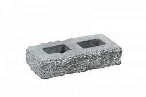 KB-BLOK KB 13-21 B90 RUSTIK – vierseitig gespaltener Rustik-Beton-Pfeilerstein in 90 mm Höhe