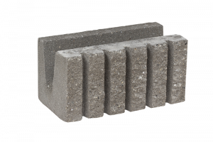 KB-BLOK KB 101-21 E – gespaltener Beton-Ringstein mit Profil E für 200-mm-Mauerwerk