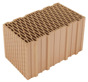 HELUZ PLUS 44 – Wärmedämmender Mauerziegel für Außenwände, 247 x 440 x 238 mm