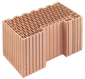 HELUZ PLUS 44-K – Wärmedämmender Mauerziegel für Außenwände, 247 x 440 x 238 mm
