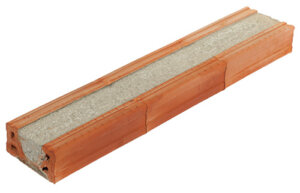 HELUZ Flachsturz 14,5 - 100 – Flachsturz für Mauerwerksöffnungen, 1.000 x 145 x 71 mm